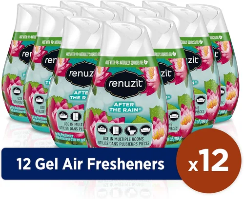 Vista 7 de Renuzit - 1716906 03663 Ambientador ajustable, aroma After the Rain, sólido, 7 oz (caja de 12)