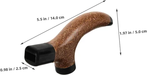Vista 8 de 3pcs Trekking Pole Handle Replacement Grip Non-Slip Cork Hiking Stick Handle for Enhanced Stability and Comfort All Weather Conditions