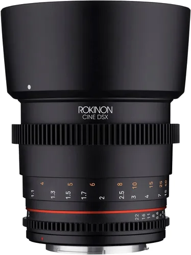 Vista 11 de Rokinon 85mm T1.5 Lente de cine de alta velocidad DSX de cuadro completo para Canon EF