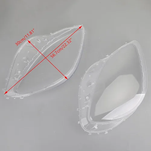 Vista 3 de Topteng Pasajero L+R par de lente de repuesto para 05-13 C6 Corvette