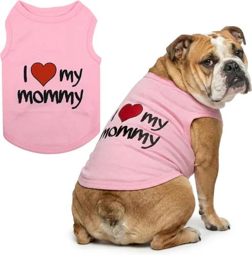 Vista 74 de Parisian Pet - Camiseta para perros y gatos, con texto en inglés Big Sister, 2XS