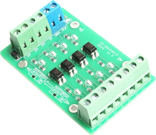 Vista 5 de NOYITO Módulo aislador fotoeléctrico optoacoplador de 4 canales Módulo convertidor de voltaje de nivel Módulo convertidor de señal PLC PNP NPN a NPN