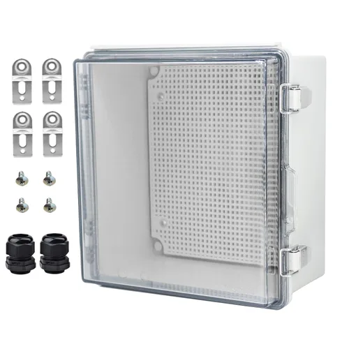 Vista 41 de Caja Eléctrica Impermeable para Exteriores Caja de Conexiones Resistente a la Intemperie IP67 Carcasa de Plástico ABS Caja de Proyecto