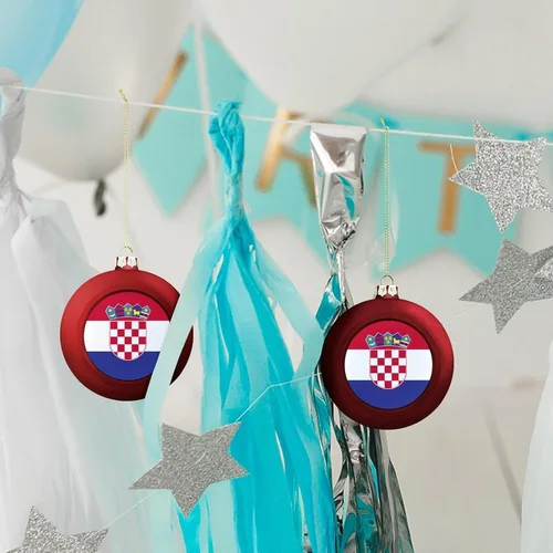 Vista 126 de Boobs Funny Shatterproof Matte Christmas Balls for Tree Wreath Home Decor 1PCS