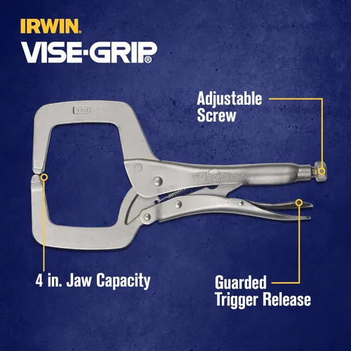 Vista 2 de IRWIN VISE-GRIP Original Locking C-Clamp, 11", 19