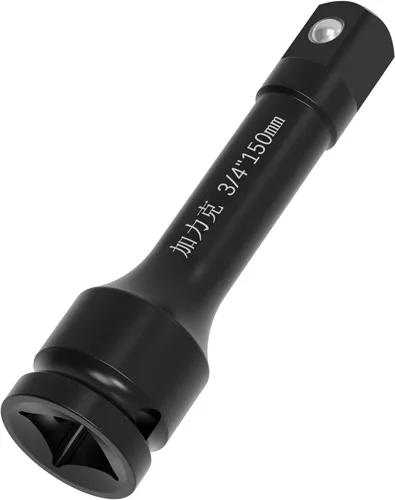 Vista 13 de Barra de extensión de impacto de 1 pulgada con pasador de bloqueo de 10 pulgadas, extensión de enchufe de impacto, acero CR-MO