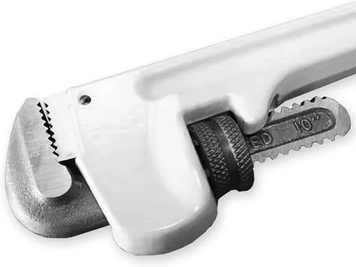 Vista 2 de HFS (R Llave de tubo recta de aluminio resistente (10 pulgadas)