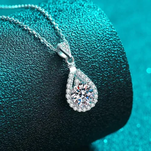 Vista 6 de Collares para mujer de plata 925 con colgante de circonita, regalos de cumpleaños para su madre y esposa