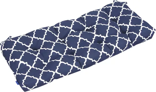 Vista 77 de Cojines de mimbre copetudos de 3 piezas para muebles de patio, cojines de mimbre para sillas de exterior con lazos, cojines de mimbre repelentes al