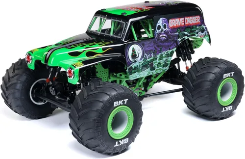 Losi LMT 2.0 Camión Monstruo de Tracción en las 4 Ruedas con Eje Sólido RTR - Grave Digger LOS04028T1