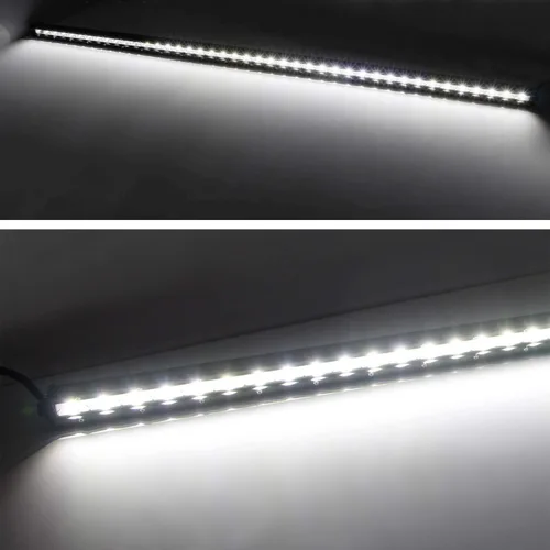 Vista 9 de iJDMTOY 36" ultra delgado 108W High Power barra de luz CREE LED con capucha de montaje Scoop Bulge e interruptor de prendido/apagado, relé