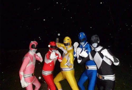 Vista 5 de Disfraz oficial de Power Ranger de Morphsuit, Morphsuit Power Rangers, M