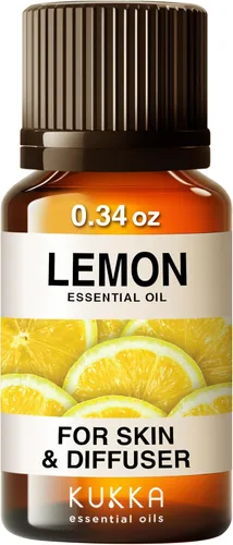 Vista 43 de KUKKA Aceites Esenciales de Limón - 4 Fl Oz - para Cabello, Piel, Difusor, Aromaterapia y Fabricación de Jabón DIY