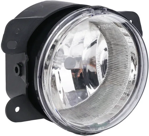 Vista 4 de YLT AUTO Juego de luces antiniebla para parachoques delantero de 4 pulgadas, lente transparente con par de bombillas halógenas para J-eep Wrangler