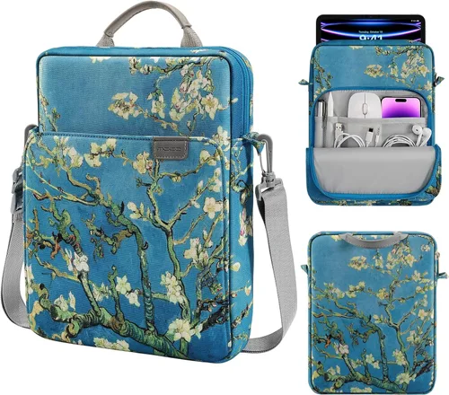 Vista 18 de MoKo Funda para tablet de 13 pulgadas, compatible con iPad Pro M5 de 13 pulgadas y Air M4/M3, iPad Pro 12.9 M2 y M1, Surface Laptop Go 12.4, Galaxy