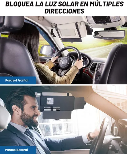 Vista 3 de JoyTutus Extensor de Parasol para Visera de Automóvil, Visera Solar Ajustable que Protege contra el Deslumbramiento, Bloqueador de Rayos UV