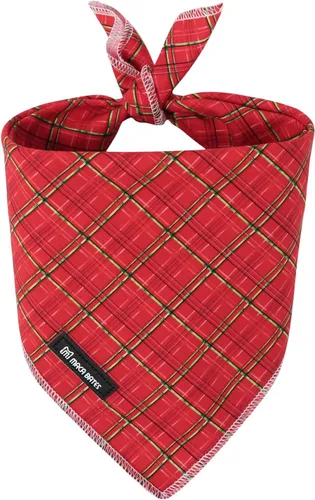 Vista 27 de MACA Bates - Pañuelo a cuadros para perro, diseño de cuadrícula, triangular, pañuelo de algodón suave, lindo, ajustable, para cachorros, regalo