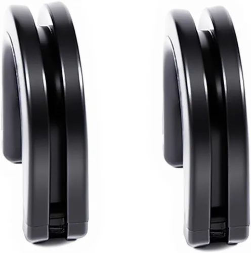 Vista 6 de Soporte de montaje de placa lateral para motocicleta, soporte de montaje para barra Sissy Bar compatible con Harley Touring 1983-2024, negro (2)