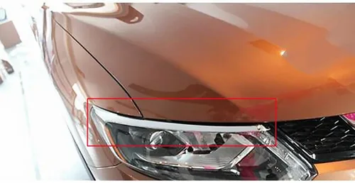 Vista 8 de beler Lámpara de cabeza delantera cromada para Nissan X-Trail T32 2014-2016