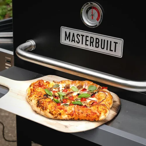 Vista 7 de Masterbuilt® Gravity Series Accesorio de Inserción para Horno de Pizza Exterior con Piedra de Pizza de Cerámica, Exterior Recubierto de Porcelana