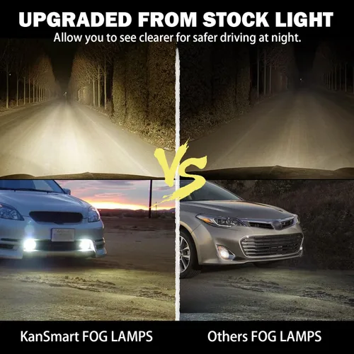 Vista 4 de Conjunto de luz antiniebla compatible con Toyota Venza Camry Corolla RAV4 Yaris Prius Highlander Avalon Matrix Solara 2006-2013 para Lexus GS350