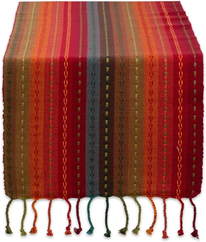 Vista 12 de DII Southwest Collection - Camino de mesa, color azul, 14 x 72 pulgadas