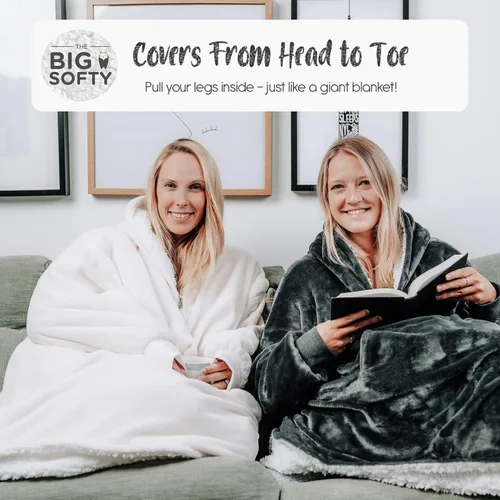 Vista 3 de trekki Sudadera con capucha de gran tamaño, manta con capucha para hombres y mujeres con cremallera, cómoda manta de forro polar con capucha