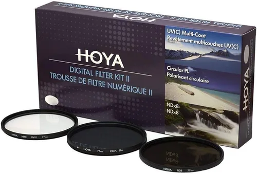 Hoya Kit de filtros digitales II ø43 mm (UV/C-PL/ND8)