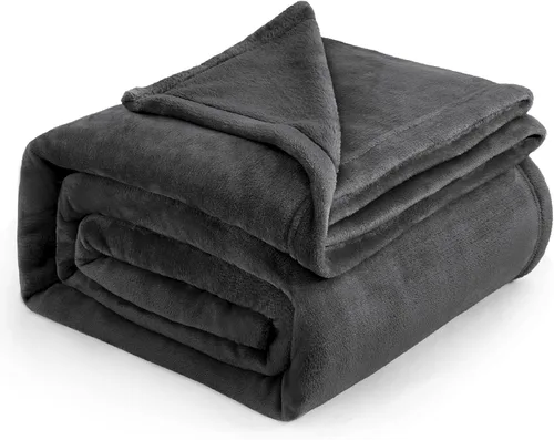 Vista 48 de Bedsure GentleSoft - Mantas de forro polar, tamaño Queen, color morado, manta de cama suave, ligera, afelpada, difusa, acogedora, de microfibra