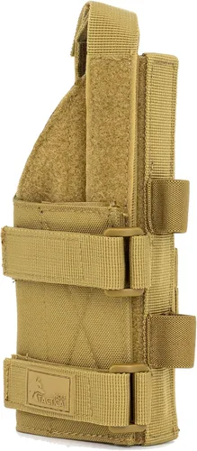 Vista 7 de WOLF TACTICAL - Funda MOLLE Universal, Funda MOLLE para Pistola, Funda para Pistola Airsoft, Funda Táctica de Nylon para Pistolas