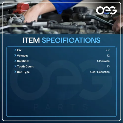 Vista 3 de Reproductor de partes de arrancador que se adapta a camión DODGE RAM CUMMINS DIESEL 1994-2002 5.9 l