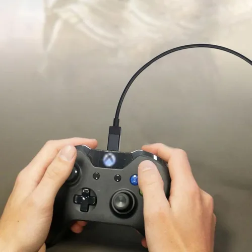 Vista 2 de Cable de carga para controlador Xbox One, cable de sincronización de datos micro USB 2.0 Play para PlayStation 4, controlador PS4 SlimPro, Samsung