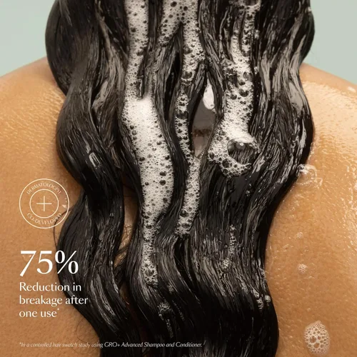 Vista 5 de VEGAMOUR GRO+ Advanced Balancing Conditioner Hidrata el cuero cabelludo, nutre y suaviza el cabello Para signos severos de adelgazamiento