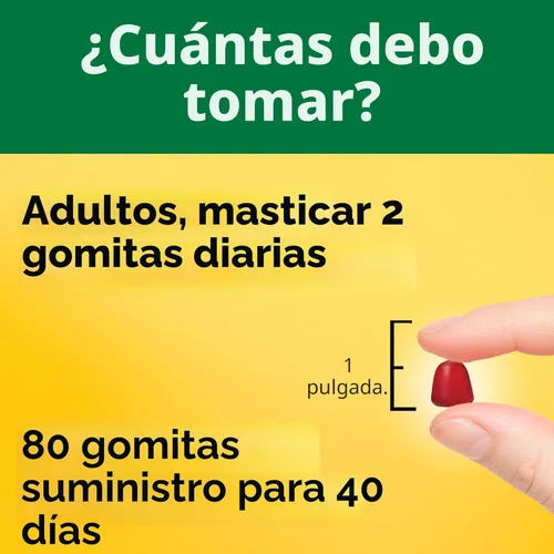 Vista 6 de Nature Made Gomitas energéticas B12, 80 unidades, (paquete de 2), el sabor puede variar.