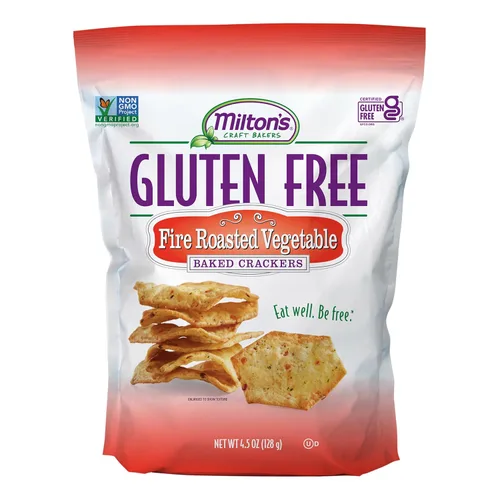 MILTONS CRAFT BAKERS Galletas horneadas de verduras tostadas al fuego, 4.5 onzas