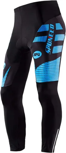 Vista 2 de sponeed - Mallas de ciclismo para hombre, acolchadas, 4D, para ciclismo de carretera