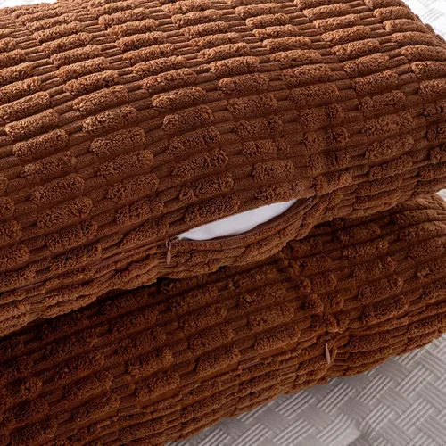 Vista 302 de Fancy Homi Paquete de 2 fundas de almohada decorativas color verde azulado de 18 x 18 pulgadas para sala de estar, sofá, cama, sofá, rústico