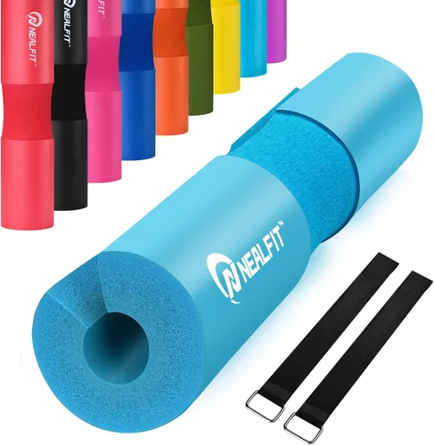 Vista 15 de NEALFIT Almohadilla para Barra de Pesos para Sentadillas—Almohadilla para Barra de Pesos—Ideal para Levantamiento de Pesas, Estocadas y Empujes