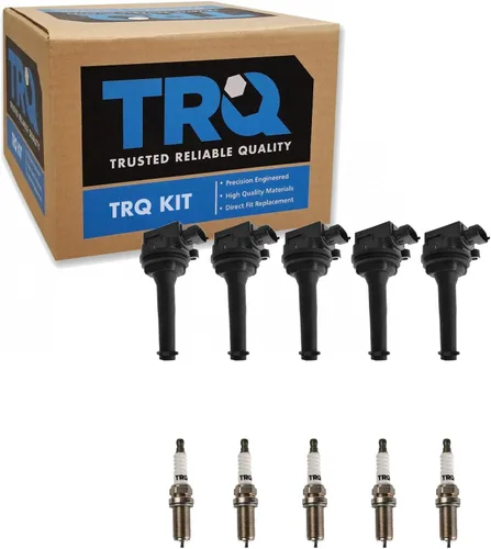 Vista 72 de TRQ Kit de bobina de encendido y bujía Iridium 12 piezas compatible con Ford Explorer 2020-2021 Police Interceptor Utility Lincoln Aviator con V6