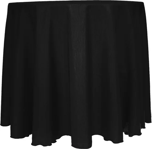 Vista 35 de Ultimate Textile Mantel redondo reversible Shantung Satin Majestic de 114 pulgadas, color verde cazador