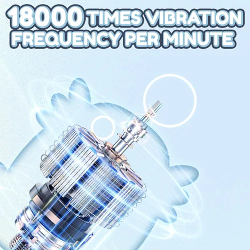 Vista 7 de Axolotl Cepillo de dientes eléctrico en forma de U para niños, cepillo de dientes automático Sonic de dibujos animados con 6 cabezales de cepillo