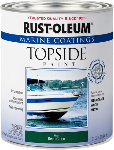 Vista 17 de Rust-Oleum 207000 Pintura para revestimiento de cubierta marina, cuarto de galón, color blanco semibrillante 32 onzas líquidas (paquete de 2)
