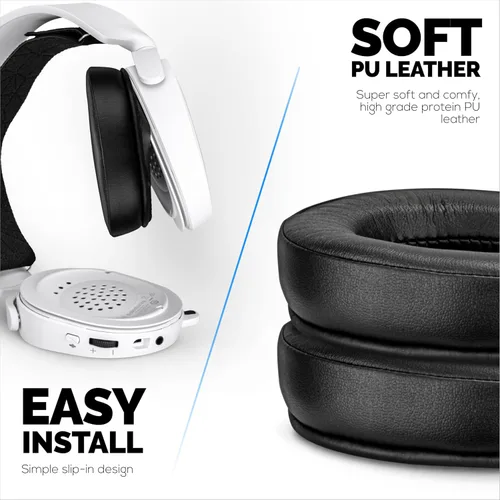 Vista 5 de Almohadillas de gel para juegos SteelSeries Arctis 1, Arctis 3, Arctis 5, Arctis 7, Arctis 9X, Arctis Pro y Arctis Prime Earpads para auriculares