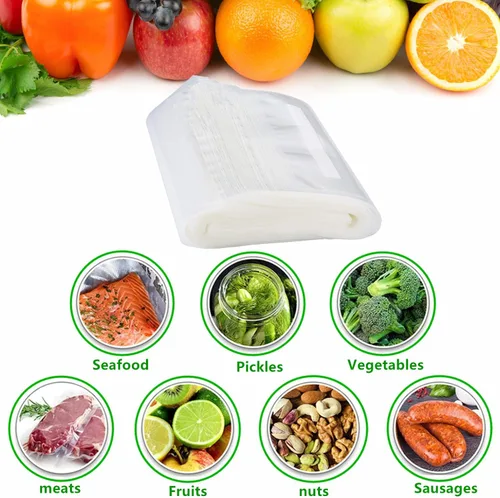 Vista 7 de Bolsas selladoras al vacío para Food Saver, 100 cuartos de galón, 4" x 6", bolsas de grado comercial precortadas, bolsas al vacío
