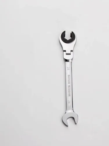 Vista 8 de FLZOSPER Llave métrica de tubo de fijación de 0.945 in, llave de engranaje de cabeza flexible, llave combinada de trinquete