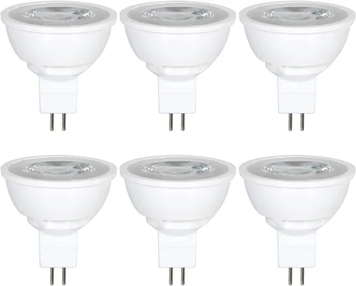 Vista 7 de Bombillas LED MR16, 6.5 W = 50 W, regulables, reemplazo halógeno, blanco cálido, base GU10, 500 lúmenes, 80CRI, ecológicas, ahorro de energía