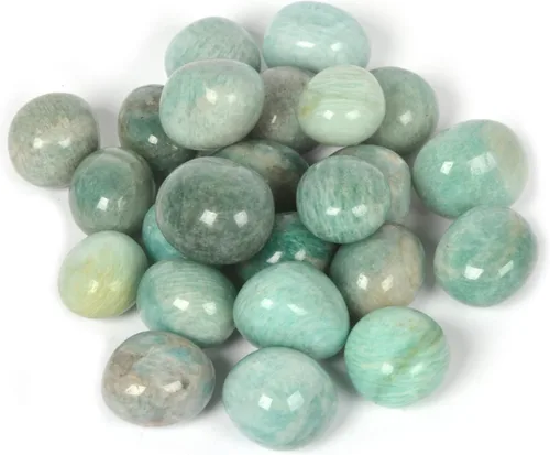 Vista 32 de Piedras de bolsillo curativas de cristal natural pulido, 3.53 oz, colección Rock