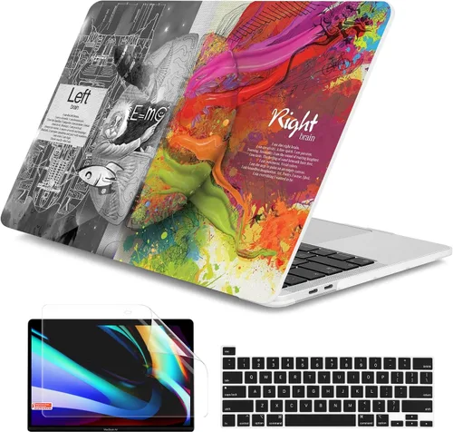 Vista 22 de DONGKE Funda compatible con MacBook Pro de 13 pulgadas 2024 2023-2020 versión A2338 M2/M1 A2251 A2289 con pantalla Retina y Touch ID, carcasa rígida