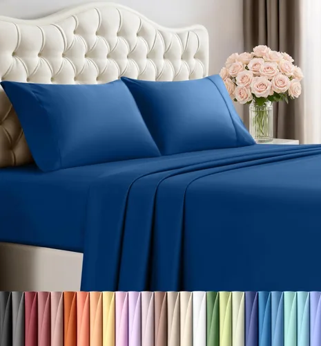 Vista 138 de Utopia Bedding - Juego de sábanas de microfibra cepillada, resistente al encogimiento y a la decoloración, de fácil cuidado, 3 piezas, tamaño Beige