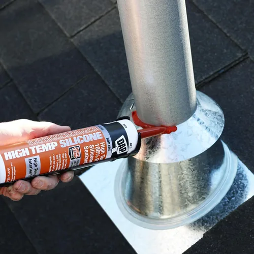 Vista 5 de DAP Sellador de silicona 100% RTV de alta temperatura, 10.3 onzas, rojo (7079808013)